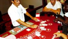Blackjack Game at Captain's Casino, Captain Morgan's Retreat.