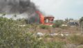 Fire at Marina (Photo 1 of 4 photo(s)).