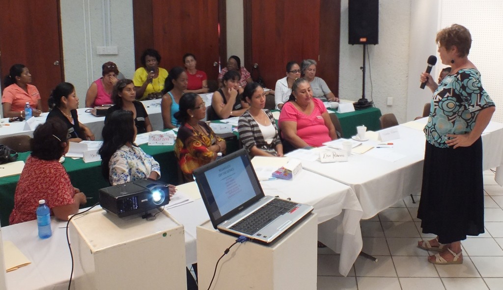 Belizean Women receive Marketing training via Universidad de Quintana Roo.