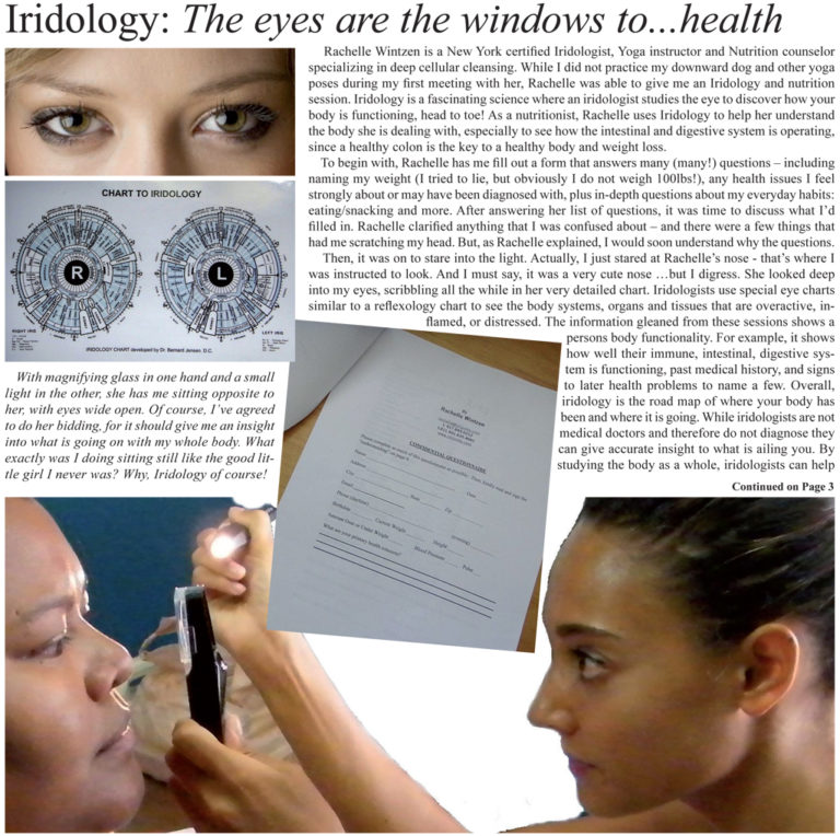 Iridology: The eyes are the window to health