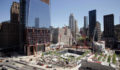 Construction continues on the National September 11 memorial at the World Trade Center, Tuesday, May 10, 2011 in New York.  The tower is also known as the Freedom Tower.  (Photo 1 of 10 photo(s)).