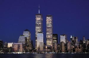 Views of the New York skyline before September 11, 2001