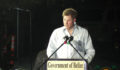 Prince Harry speaking at the renaming of Cohune Walk to Elizabeth II Boulevard (Photo 13 of 15 photo(s)).