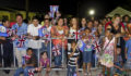 Crowds gather in Belmopan to catch a glimpse of the Prince (Photo 2 of 5 photo(s)).