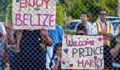 Dozens were there to welcome HRH Prince Henry of Wales to Belize (Photo 4 of 5 photo(s)).