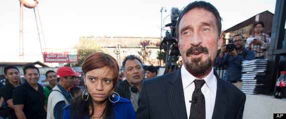 John McAfee detained in Guatemala and his political asylum denied