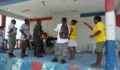 Individuals wait to get tested by the NAC CCM Island Committee (Photo 7 of 10 photo(s)).
