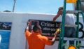 Crime Stoppers Signs Installation-2 (Photo 1 of 10 photo(s)).