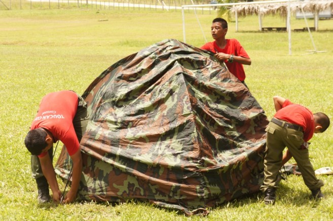 Making Tent