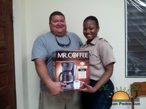 SP Police recieve coffee maker 1