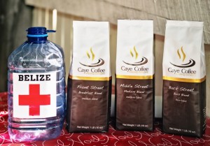 Caye Coffee supports the San Pedro Branch of  Belize Red Cross by Karen Brodie