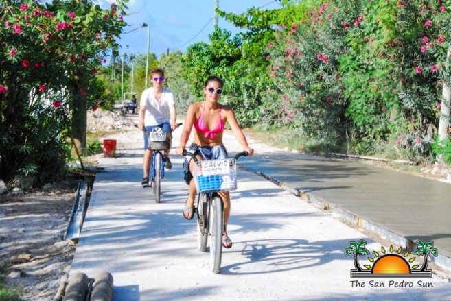 North Ambergris Caye Paving Roads SPTC-6