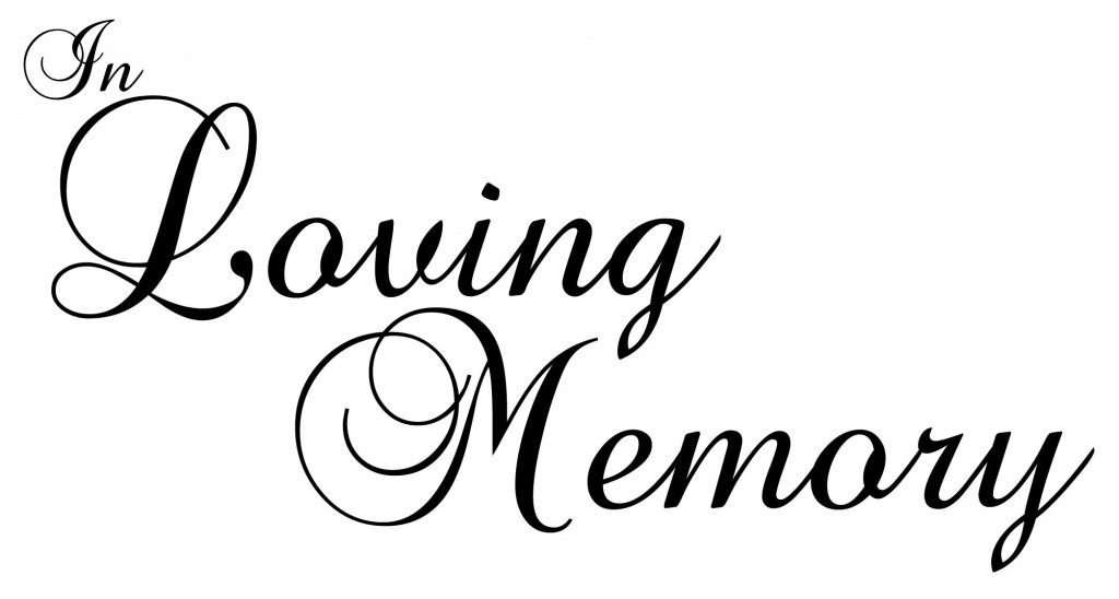 Image result for in loving memory