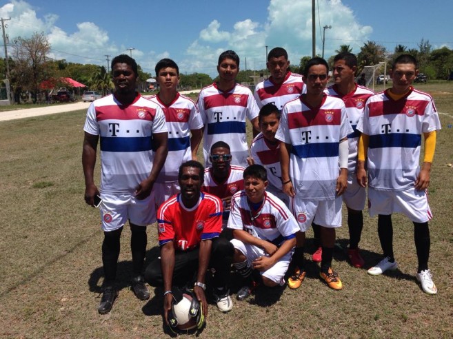 14 San Pedro Football Team in Sarteneja