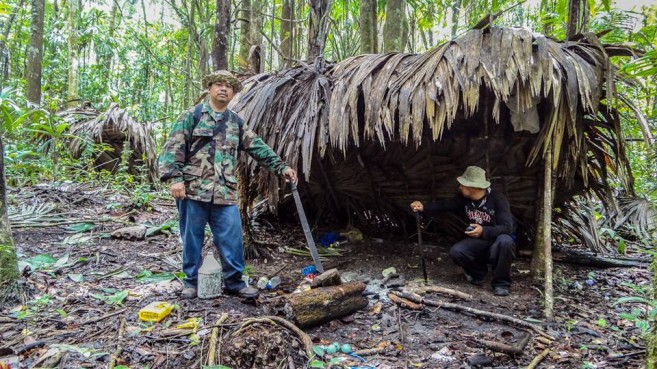 Poacher Camp - Photo from Scarlet 6 Biomonitoring Team