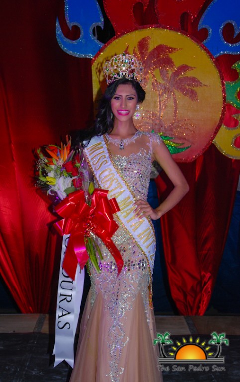 Miss Honduras wins the 2015/2016 Reina de La Costa Maya Pageant - The ...