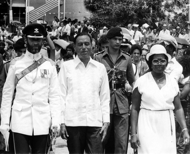 36 George Price on Belize Independence 1981