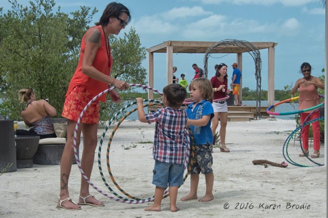 Hula hooping  at Stella's Smile by Karen Brodie Photography