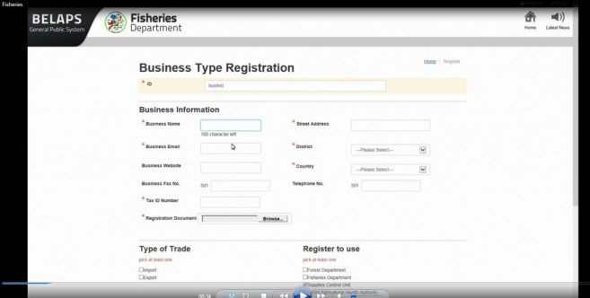 BELAPS registration form