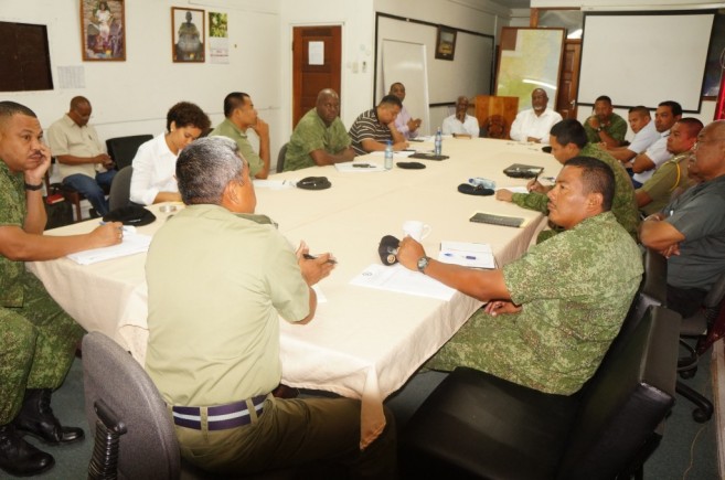 Belize National Security Military Meeting