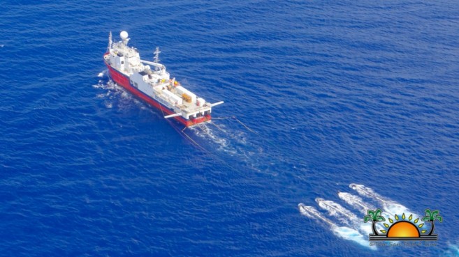 Northern Explorer conducting Seismic Survey in Belizean 