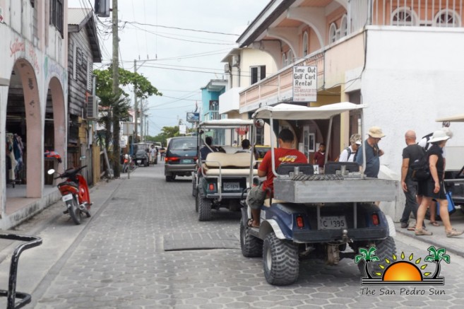 high-season-traffic-preparations-san-pedro-ambergris-caye-2