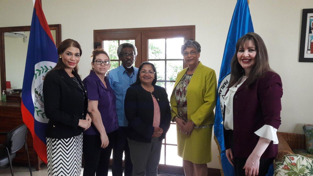 Speaker of the House of Representatives of Belize Meets with the