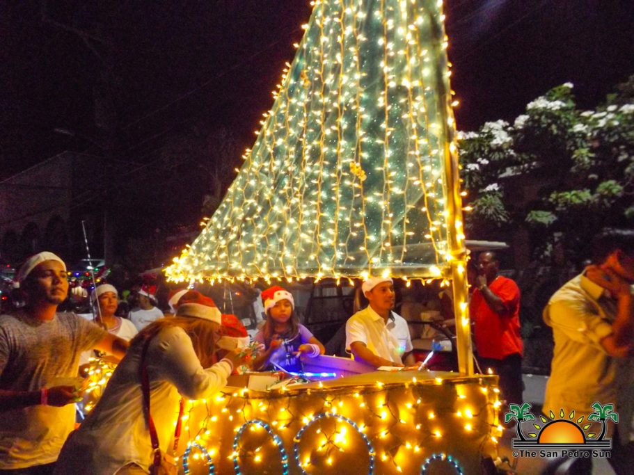 Annual Love FM Christmas parade lights the streets of San Pedro Town