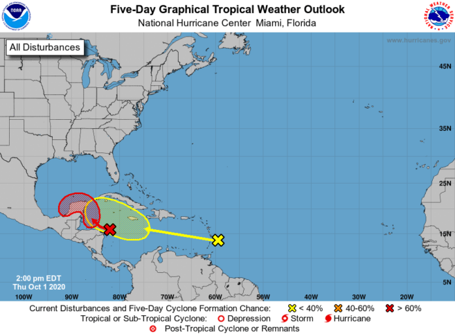 tropical wave monitored
