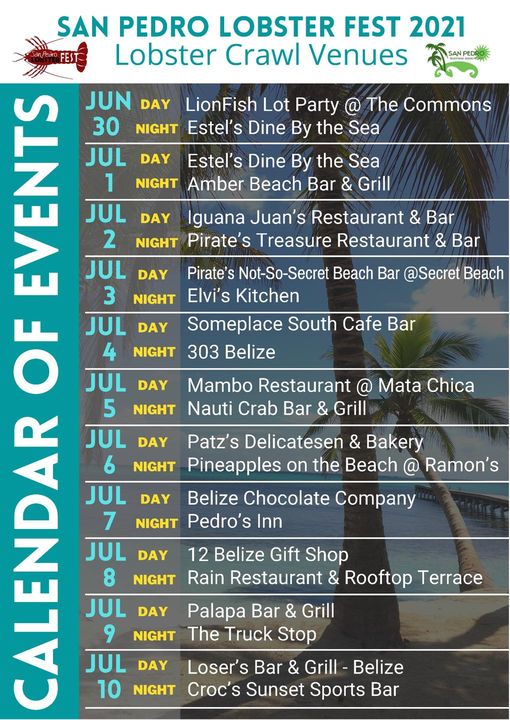 Calendar of events for the San Pedro Lobster Festival announced The