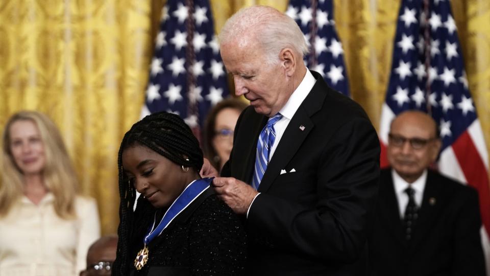 Simone Biles receives Presidential Medal of Freedom - The San Pedro Sun