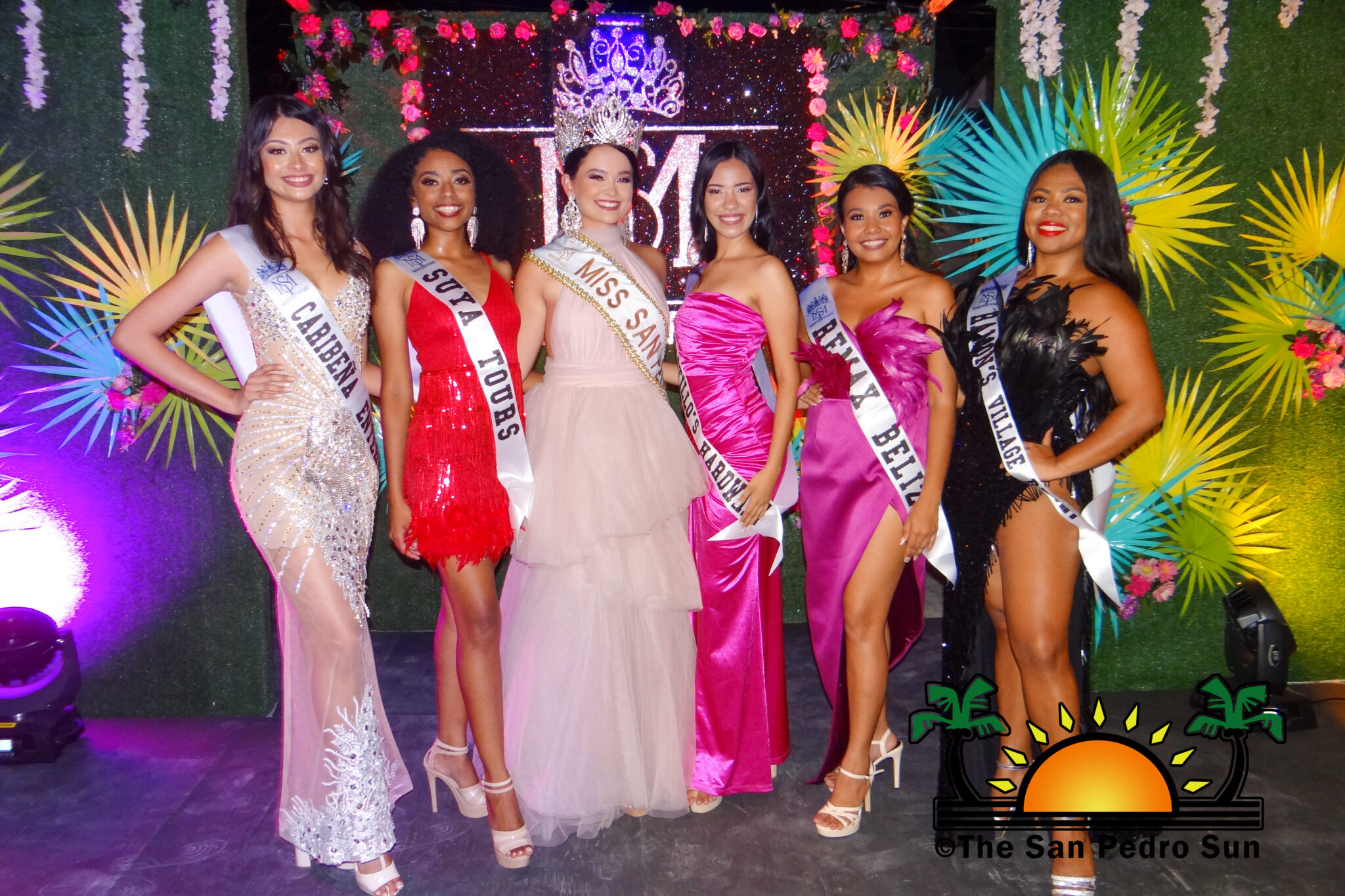 2023 Miss San Pedro contestants introduced during sashing ceremony