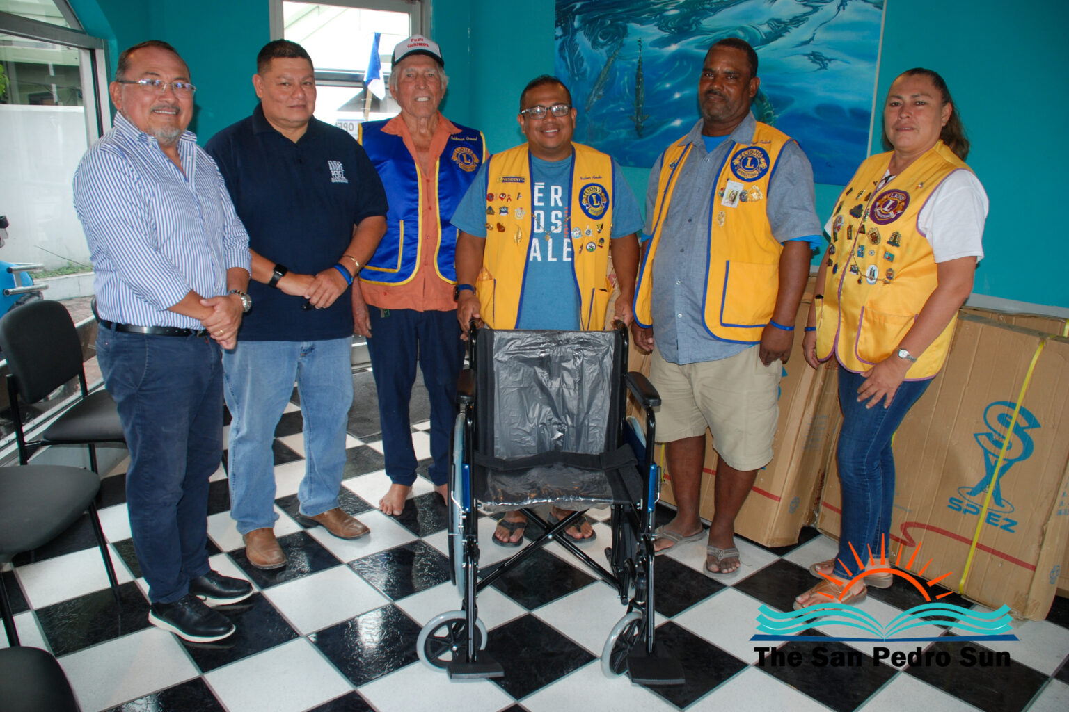 Office of Area Representative Hon. Andre Perez donates wheelchairs to San Pedro Lions Club The