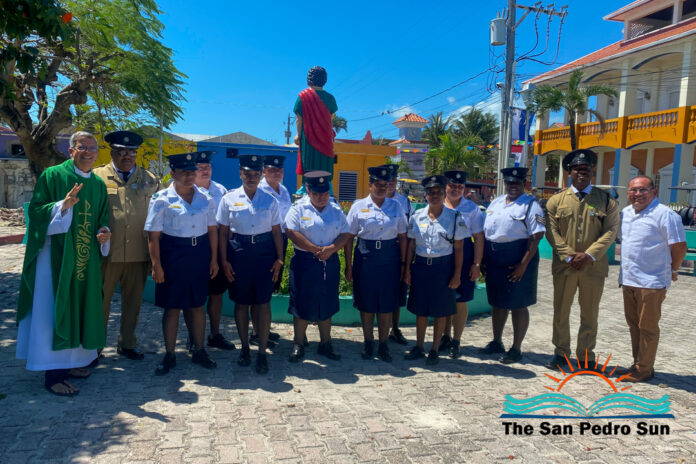 San Pedro Female Police Officers attend church service to welcome Women’s Month-3